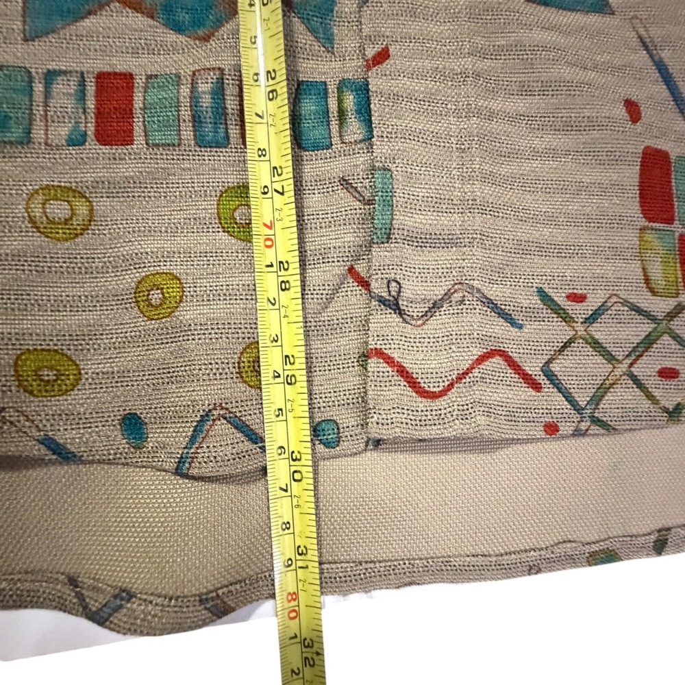 The Territory Ahead Mens Silk Abstract Geometric Short Sleeve Button Up Shirt M - Picture 7 of 7